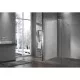 Душевая перегородка Vincea Walk-In VSW-1H110CLBN 110 см, профиль никель матовый, стекло прозрачное