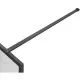 Душевая перегородка Vincea Walk-In HP Art VSW-1HP110FLGM 110 см, профиль вороненая сталь, стекло рифленое