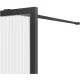 Душевая перегородка Vincea Walk-In HP Art VSW-1HP120FLGM 120 см, профиль вороненая сталь, стекло рифленое
