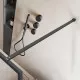 Душевая перегородка Vincea Walk-In HP Art VSW-1HP120FLGM 120 см, профиль вороненая сталь, стекло рифленое