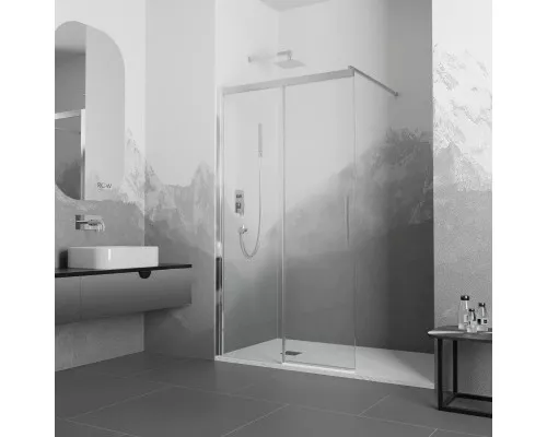 Приобрести Неподвижная перегородка 150 см RGW WA-13 Walk-in 34101315-11 прозрачное в магазине сантехники Santeh-Crystal.ru