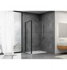 Неподвижная перегородка 89,5 см Abber Schwarzer Diamant AG90BS прозрачное