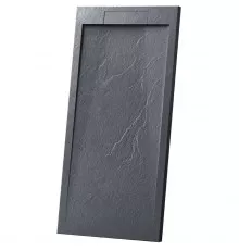 Душевой поддон Vincea VST-4SRL1012A 120x100 см, из литьевого мрамора, прямоугольный, антрацит