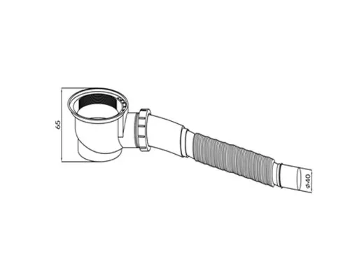 Заказать Акриловый поддон 100x80 см Black & White Stellar Wind 0810H00 в магазине сантехники Santeh-Crystal.ru