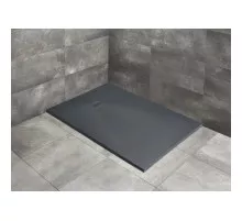 Поддон из литого мрамора 180x80 см Radaway Kyntos F Anthracite HKF18080-64