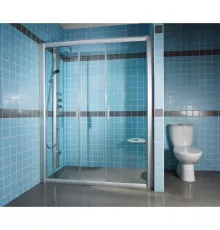 Душевые раздвижные двери Ravak Rapier NRDP4 180 сатин Grape 0ONY0U00ZG