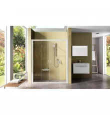 Душевые раздвижные двери Ravak Rapier NRDP4 140 белый Transparent 0ONM0100Z1