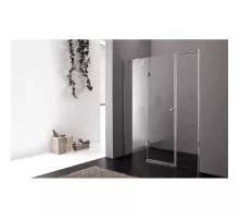 Душевая дверь распашная Cezares Verona 150 см текстурное стекло VERONA-W-B-13-60+60/30-P-Cr-L