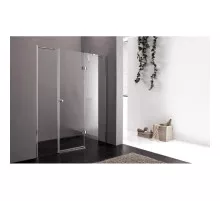 Душевая дверь распашная Cezares Verona 150 см текстурное стекло VERONA-W-B-13-60+60/30-P-Cr-R