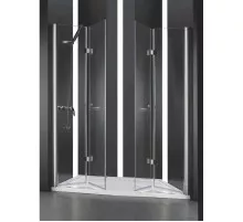 Душевая дверь складная Cezares Elena 193 см текстурное стекло ELENA-W-BS-22-200-P-Cr
