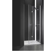 Душевая дверь складная Cezares Elena 100 см текстурное стекло ELENA-W-BS-12-100-P-Cr-R