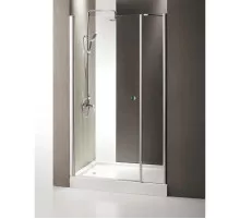 Душевая дверь распашная Cezares Triumph 100 см текстурное стекло TRIUMPH-D-B-11-40+60-P-Cr-L