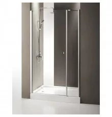 Душевая дверь распашная Cezares Triumph 110 см текстурное стекло TRIUMPH-D-B-11-40+70-P-Cr-L