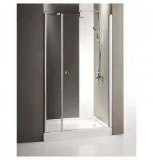 Душевая дверь распашная Cezares Triumph 135 см прозрачное стекло TRIUMPH-D-B-11-80+60-C-Cr-R
