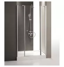 Душевая дверь распашная Cezares Triumph 140 см прозрачное стекло TRIUMPH-D-B-13-40+60/40-C-Cr-R