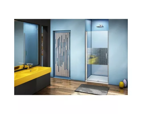 Заказать Душевая дверь 100 см Good Door Fantasy DR-100-F-CH прозрачный с рисунком в магазине сантехники Santeh-Crystal.ru