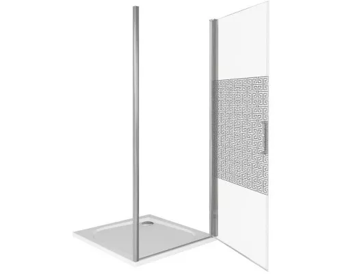 Заказать Душевая дверь 100 см Good Door Fantasy DR-100-F-CH прозрачный с рисунком в магазине сантехники Santeh-Crystal.ru