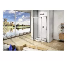 Душевая дверь 130 см Good Door Orion WTW-130-C-CH прозрачное