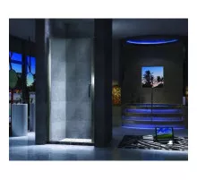 Душевая дверь распашная 70 см прозрачное стекло Esbano ES-70LD(L)