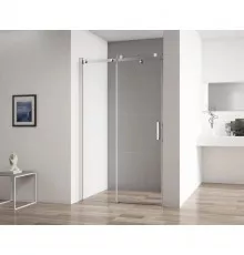 Душевая дверь 140 см Cezares STYLUS-SOFT-BF-1-140-C-Cr прозрачное