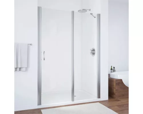 Купить Душевая дверь 135 см Vegas Glass EP-F-1 135 08 01 R прозрачное в магазине сантехники Santeh-Crystal.ru