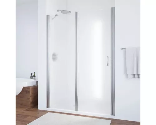 Купить Душевая дверь 135 см Vegas Glass EP-F-1 135 08 10 L сатин в магазине сантехники Santeh-Crystal.ru