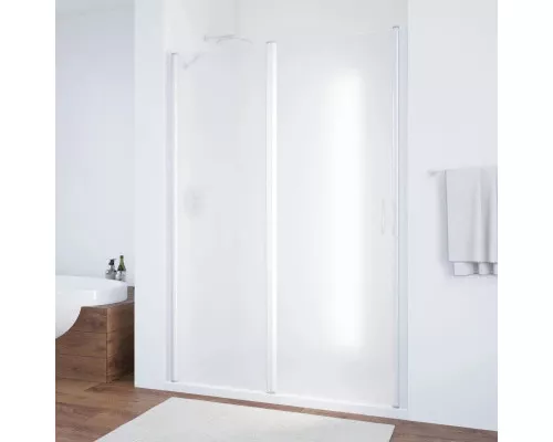 Заказать Душевая дверь 155 см Vegas Glass EP-F-1 155 01 10 L сатин в магазине сантехники Santeh-Crystal.ru