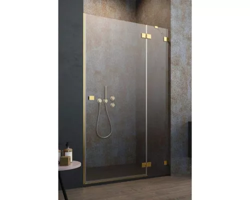 Заказать Душевая дверь Radaway Essenza Pro Gold DWJ 120 R прозрачное в магазине сантехники Santeh-Crystal.ru