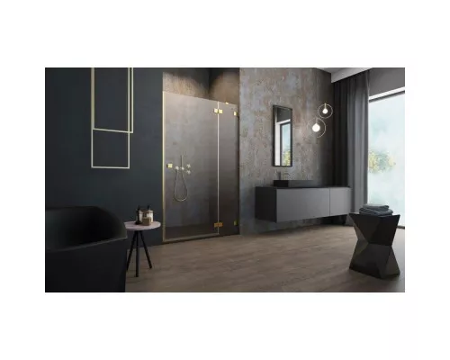 Заказать Душевая дверь Radaway Essenza Pro Gold DWJ 120 R прозрачное в магазине сантехники Santeh-Crystal.ru
