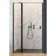Заказать Душевая дверь Radaway Nes Black DWJ II 90 L прозрачное в магазине сантехники Santeh-Crystal.ru