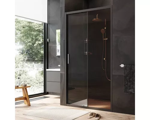 Приобрести Душевая дверь 110 см Am.Pm Gem W90G-110-1-195BBr бронза в магазине сантехники Santeh-Crystal.ru
