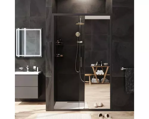 Приобрести Душевая дверь 120 см Am.Pm Gem W90G-120-1-195BMir зеркальное в магазине сантехники Santeh-Crystal.ru