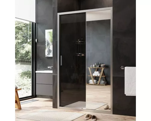 Приобрести Душевая дверь 120 см Am.Pm Gem W90G-120-1-195MMir зеркальное в магазине сантехники Santeh-Crystal.ru