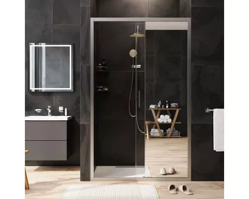 Приобрести Душевая дверь 120 см Am.Pm Gem W90G-120-1-195MMir зеркальное в магазине сантехники Santeh-Crystal.ru