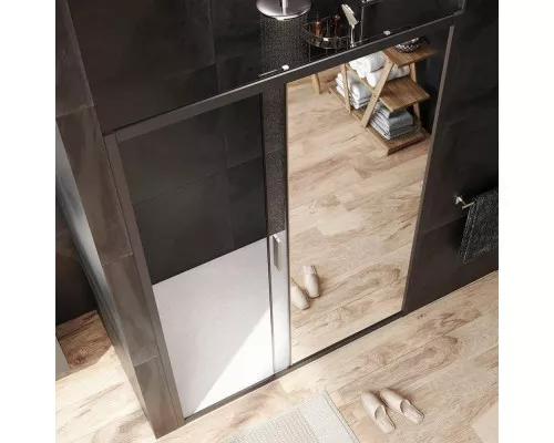 Купить Душевая дверь 140 см Am.Pm Gem W90G-140-1-195MMir зеркальное в магазине сантехники Santeh-Crystal.ru