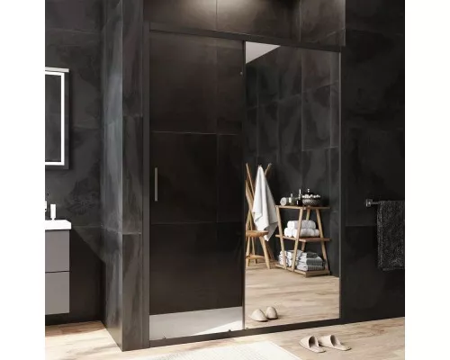 Купить Душевая дверь 140 см Am.Pm Gem W90G-140-1-195MMir зеркальное в магазине сантехники Santeh-Crystal.ru