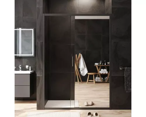 Купить Душевая дверь 140 см Am.Pm Gem W90G-140-1-195MMir зеркальное в магазине сантехники Santeh-Crystal.ru