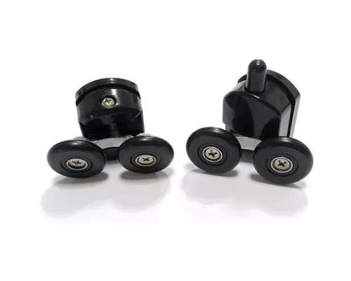 Купить Душевая дверь 110 см Abber Schwarzer Diamant AG30110B прозрачное в магазине сантехники Santeh-Crystal.ru