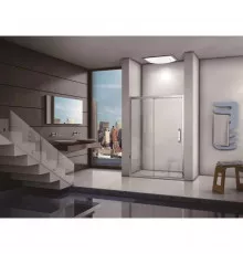 Душевая дверь 110 см Good Door Antares WTW-110-C-CH прозрачное