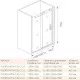Заказать Душевая дверь 130 см Good Door Puerta WTW-130-C-CH прозрачное в магазине сантехники Santeh-Crystal.ru