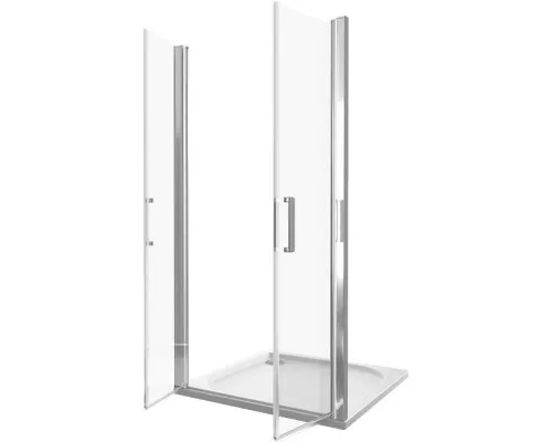 Приобрести Душевая дверь 90 см Good Door Fantasy SD-90-C-CH прозрачное в магазине сантехники Santeh-Crystal.ru