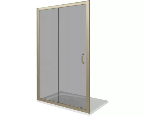 Приобрести Душевая дверь 140 см Good Door Jazz WTW-140-B-BR тонированное в магазине сантехники Santeh-Crystal.ru