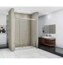 Душевая дверь 160 см Good Door Infinity WTW-TD-160-C-CH прозрачное