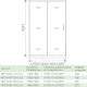 Приобрести Душевая дверь 110 см Good Door Neo WTW-110-C-CH прозрачное в магазине сантехники Santeh-Crystal.ru