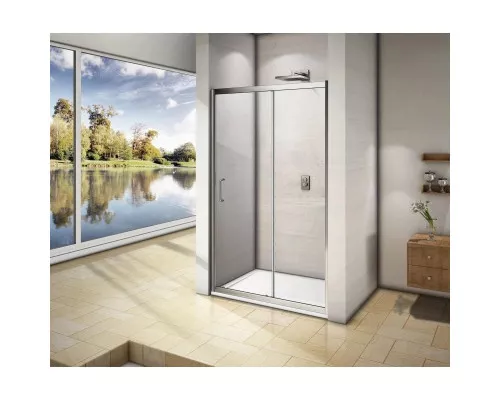 Заказать Душевая дверь 140 см Good Door Neo WTW-140-C-CH прозрачное в магазине сантехники Santeh-Crystal.ru