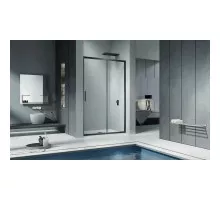 Душевая дверь 120 см Good Door Cofe WTW-120-C-B прозрачное