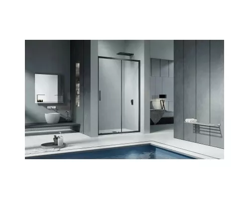 Купить Душевая дверь 140 см Good Door Cofe WTW-140-C-B прозрачное в магазине сантехники Santeh-Crystal.ru