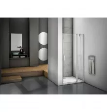 Душевая дверь 110 см Good Door Mokka WTW-110-C-WE прозрачное