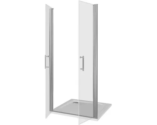 Купить Душевая дверь 80 см Good Door Mokka SD-80-C-WE прозрачное в магазине сантехники Santeh-Crystal.ru