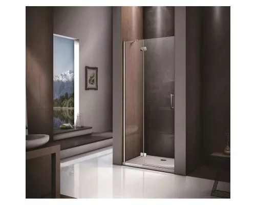 Заказать Душевая дверь 120 см Good Door Saturn WTW-120-C-CH-L прозрачное в магазине сантехники Santeh-Crystal.ru